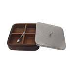 Spice Box/ Masala Box with Metal Lid