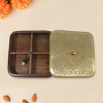 Spice Box/ Masala Box with Metal Lid