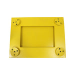 Alva Wooden Night Stand - Yellow
