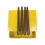 Alva Wooden Night Stand - Yellow