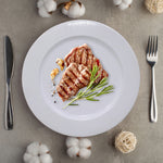Metalsmith 13 Inch Round Decorative Serving Plate For Formal Occasions, Parties And Wedding Charger Plate  (Pack of 4)