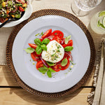 Metalsmith 13 Inch Round Decorative Serving Plate For Formal Occasions, Parties And Wedding Charger Plate  (Pack of 4)