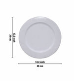 Metal Charger Plate, Set Of 4 - White