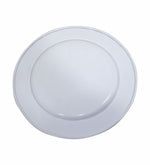 Metal Charger Plate, Set Of 4 - White