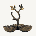 Metal Serving Bowl Set - Brass Antique