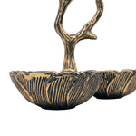 Metal Serving Bowl Set - Brass Antique