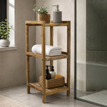 Wooden Storage Rack, Small - Natural