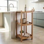 Wooden Storage Rack, Small - Natural