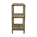 Wooden Storage Rack With 3 Shelves, Large - Natural