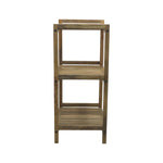 Wooden Storage Rack With 3 Shelves, Medium - Natural