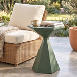 Zorin Metal Side Table - Green