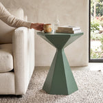 Zorin Metal Side Table - Green