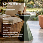 Zorin Metal Side Table - Green