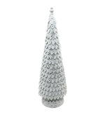 Metal Christmas Tree Decorative Accent - White