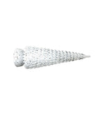 Metal Christmas Tree Decorative Accent - White