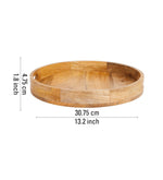 Zylor Wooden Serving Tray - Natural