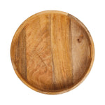 Wooden Round Serving And Décor Tray