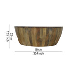 Zenn Wooden Coffee Table, Large - Natural