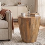 Zenn Solid Wood Side Table - Natural