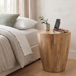 Zenn Solid Wood Side Table - Natural