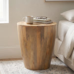 Zenn Solid Wood Side Table - Natural