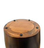 Zenn Solid Wood Side Table - Walnut