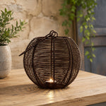 Metal Wire Lantern - Brown