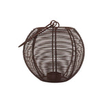 Metal Wire Lantern - Brown