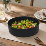 Husk Metal Serving Bowl - Black