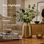 Metal Vase - Gold