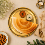 Metal Charger Plates, Set Of 6 - Gold