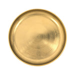 Metal Charger Plates, Set Of 6 - Gold