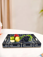 Enamel Iron Blue Tray