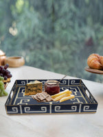 Enamel Iron Blue Tray