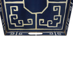 Aven Metal Serving Tray - Blue