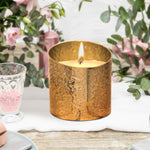 Decorative Candle Holder With Wax