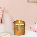 Decorative Candle Holder With Wax