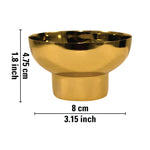 Metal Tealight Holder, Set Of 4 - Gold