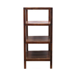 Wooden Storage Rack With 3 Shelves, Large - Walnut