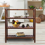 Wooden storage kitchen rack