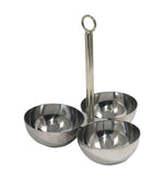 Serene Metal Serving Bowl - Silver