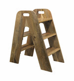 Lyro Wooden Step Ladder, Large - Natural