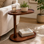Moden Wooden Laptop Table - Black