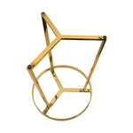 Floris Metal Side Table - Gold & Green