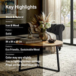 Trexo Wooden Coffee Table - Natural