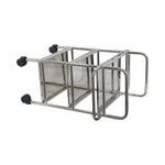 Metal 3 Tier Serving Trolley - Silver