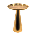Zylen Steel Side Table - Gold