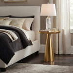 Zylen Steel Side Table - Gold