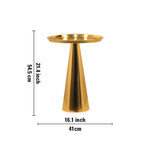 Zylen Steel Side Table - Gold