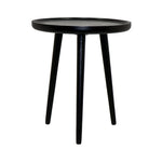 Tripod Wooden Side Table - Black